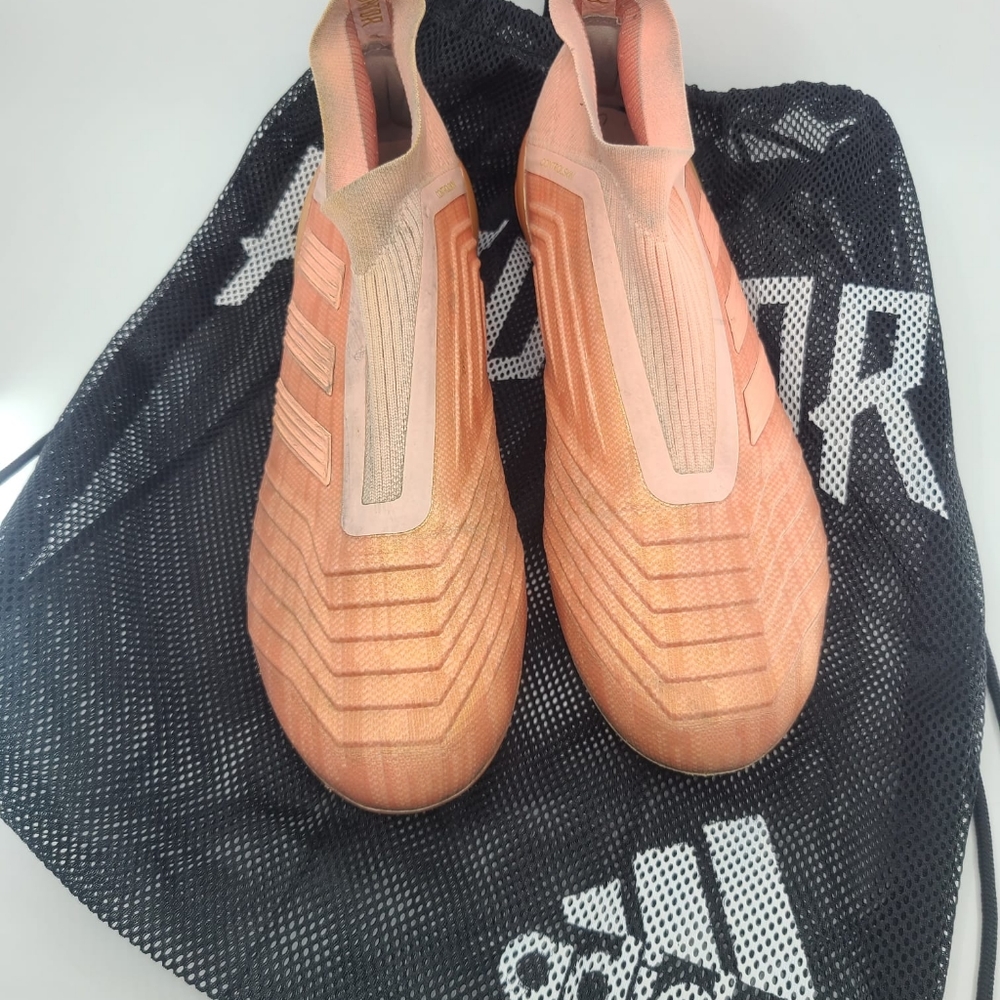 Adidas cleats  rose gold